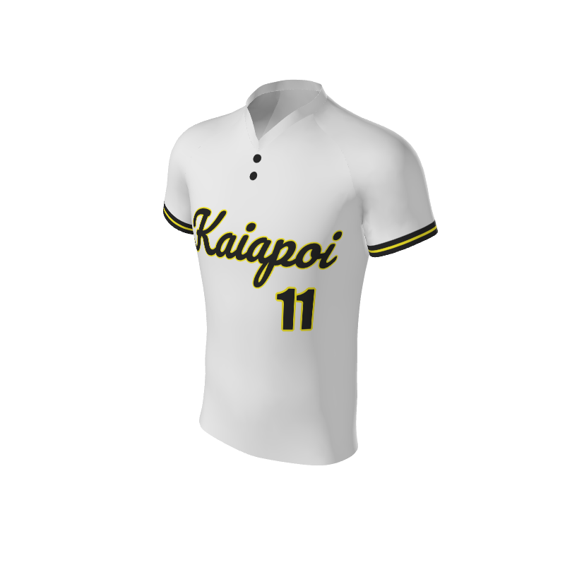 Baseball Buzzed Buttoned Collar Baseball Buttoned Collar. (x 1)