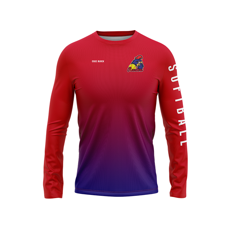 Roosters Faded Long Sleeve Tee